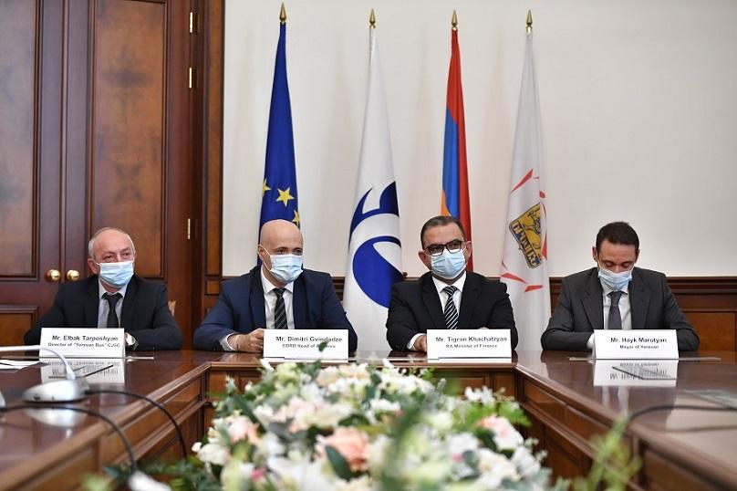 The Loan Agreement on “Yerevan Bus Project” has been signed at the Ministry of Finance